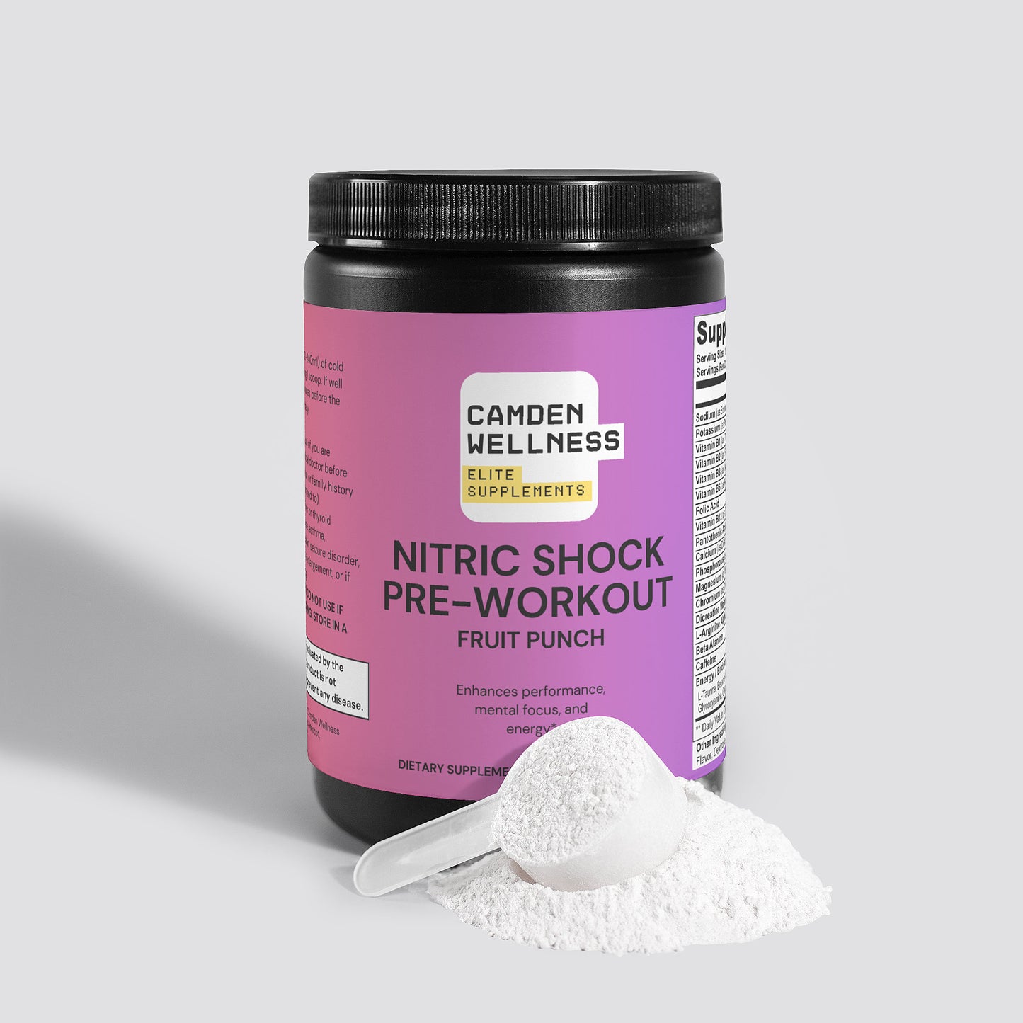 Nitric Shock Pre-Workout Powder (Fruit Punch)