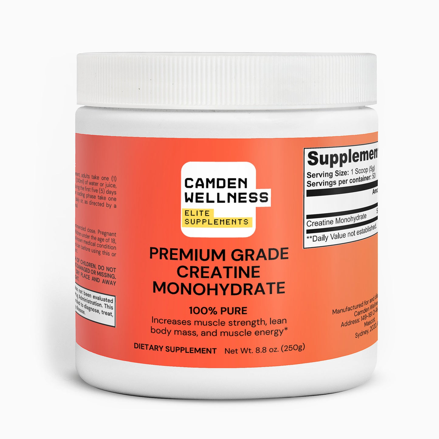 Premium Grade Creatine Monohydrate